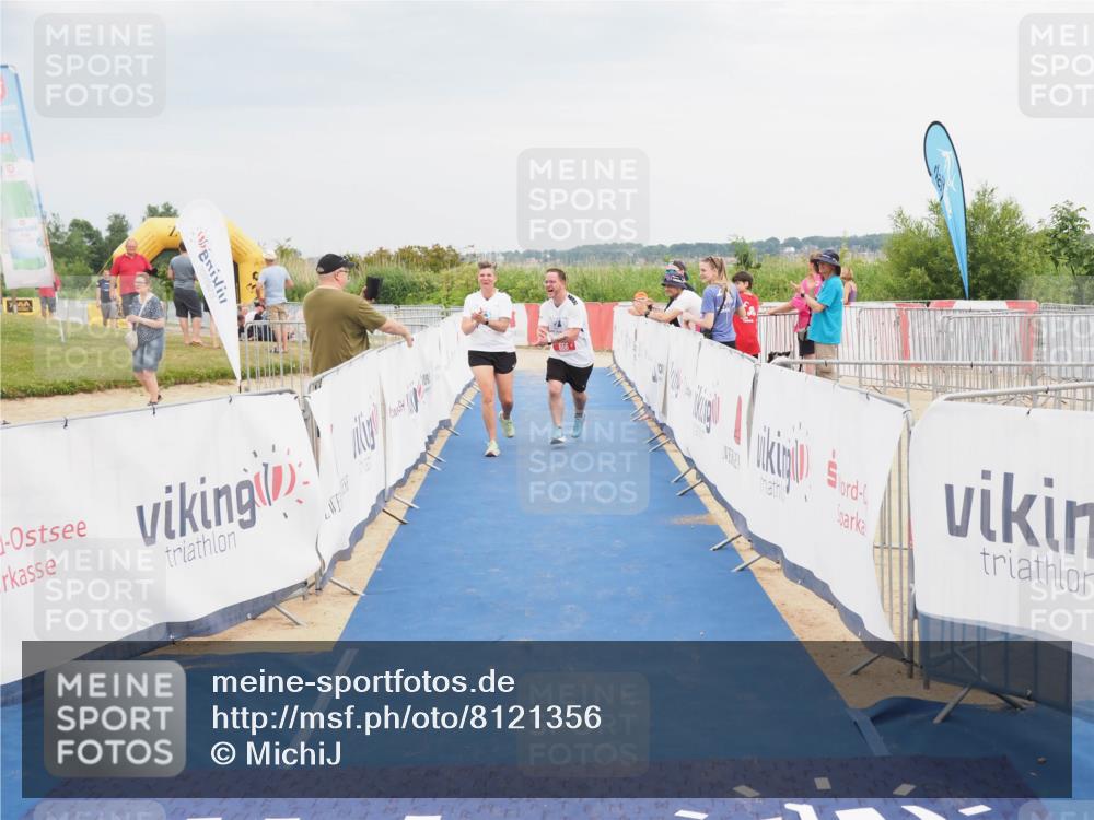 22.06.2025 - Viking Triathlon MichiJ http://msf.ph/oto/8121356 22.06.2025 17:04:49 Ziel 466, 656 meine-sportfotos.de