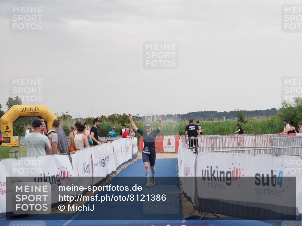 22.06.2025 - Viking Triathlon MichiJ http://msf.ph/oto/8121386 22.06.2025 16:36:21 Ziel 244 meine-sportfotos.de