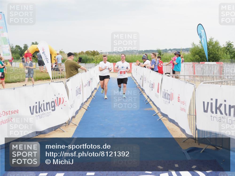 22.06.2025 - Viking Triathlon MichiJ http://msf.ph/oto/8121392 22.06.2025 17:04:50 Ziel 466, 656 meine-sportfotos.de