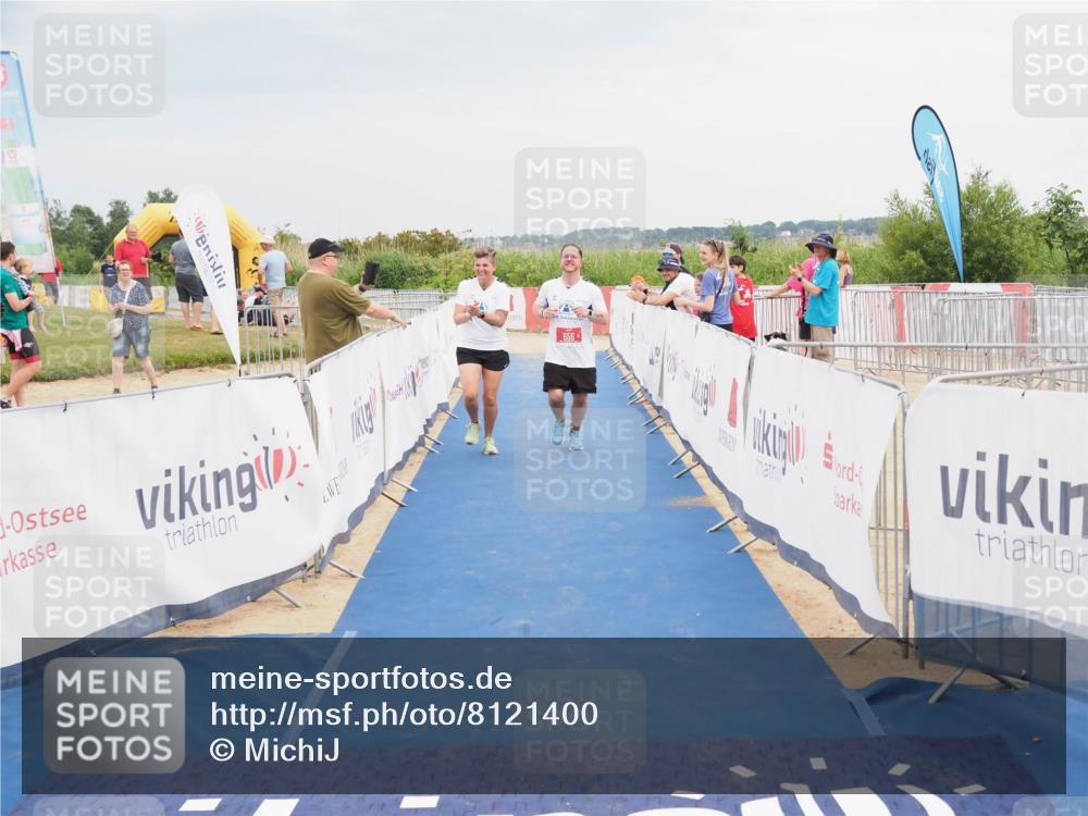 22.06.2025 - Viking Triathlon MichiJ http://msf.ph/oto/8121400 22.06.2025 17:04:50 Ziel 466, 656 meine-sportfotos.de