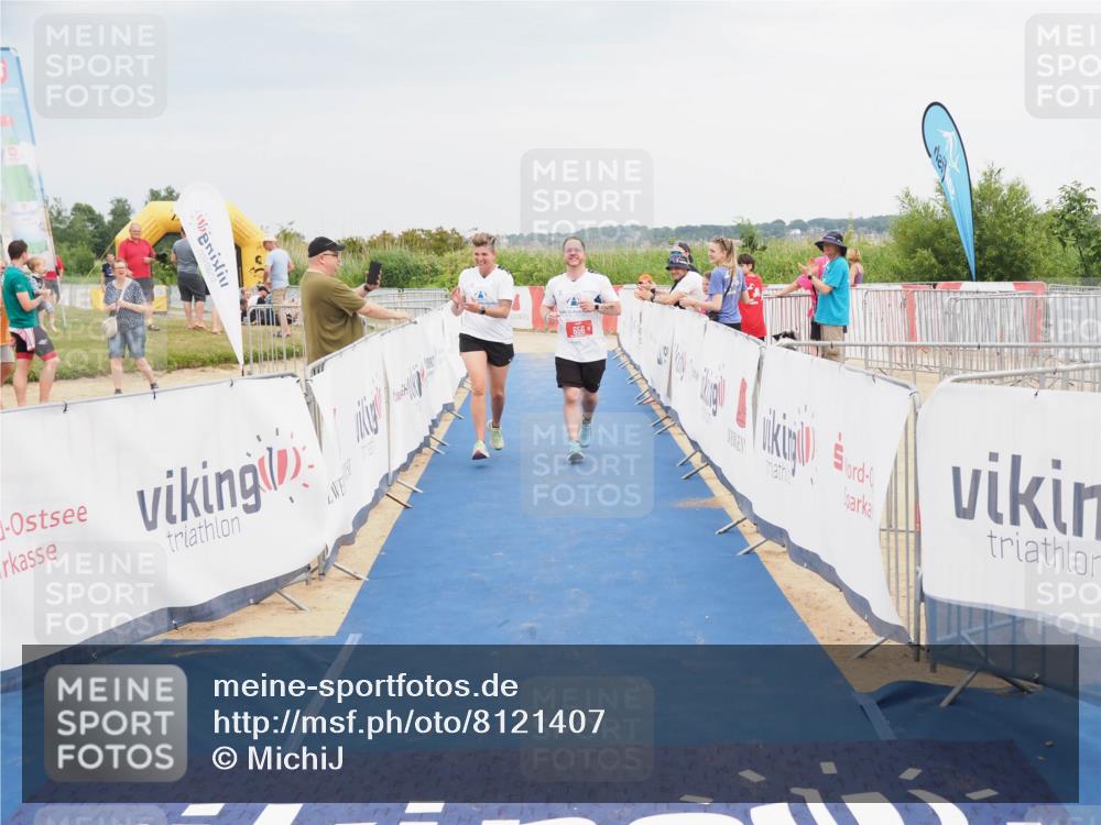 22.06.2025 - Viking Triathlon MichiJ http://msf.ph/oto/8121407 22.06.2025 17:04:50 Ziel 466, 656 meine-sportfotos.de