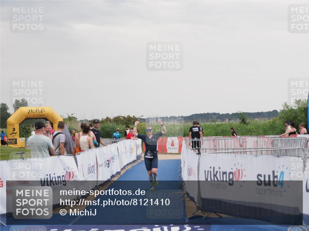 22.06.2025 - Viking Triathlon MichiJ http://msf.ph/oto/8121410 22.06.2025 16:36:21 Ziel 244 meine-sportfotos.de