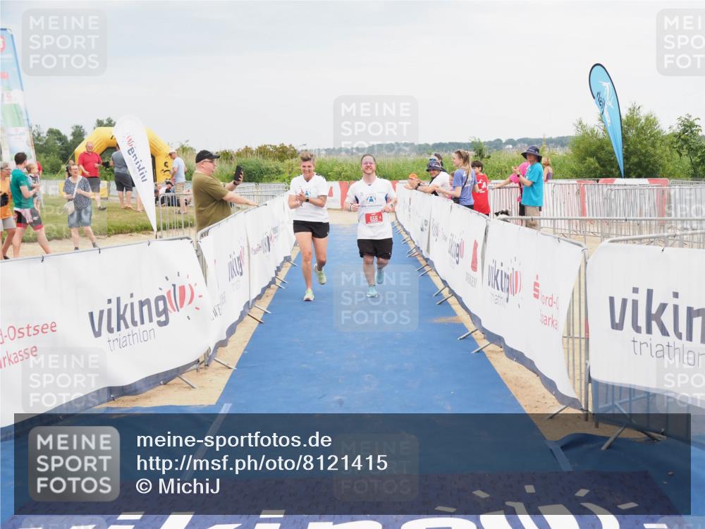 22.06.2025 - Viking Triathlon MichiJ http://msf.ph/oto/8121415 22.06.2025 17:04:50 Ziel 466, 656 meine-sportfotos.de
