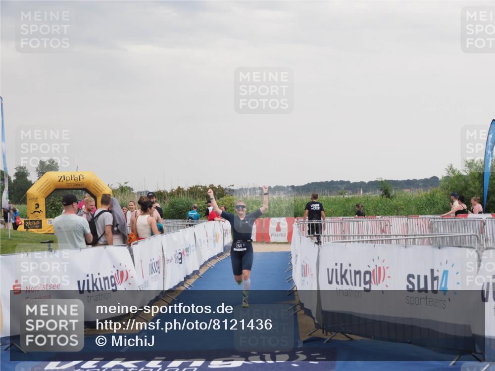 22.06.2025 - Viking Triathlon MichiJ http://msf.ph/oto/8121436 22.06.2025 16:36:21 Ziel 244 meine-sportfotos.de