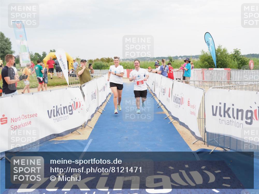 22.06.2025 - Viking Triathlon MichiJ http://msf.ph/oto/8121471 22.06.2025 17:04:51 Ziel 466, 656 meine-sportfotos.de