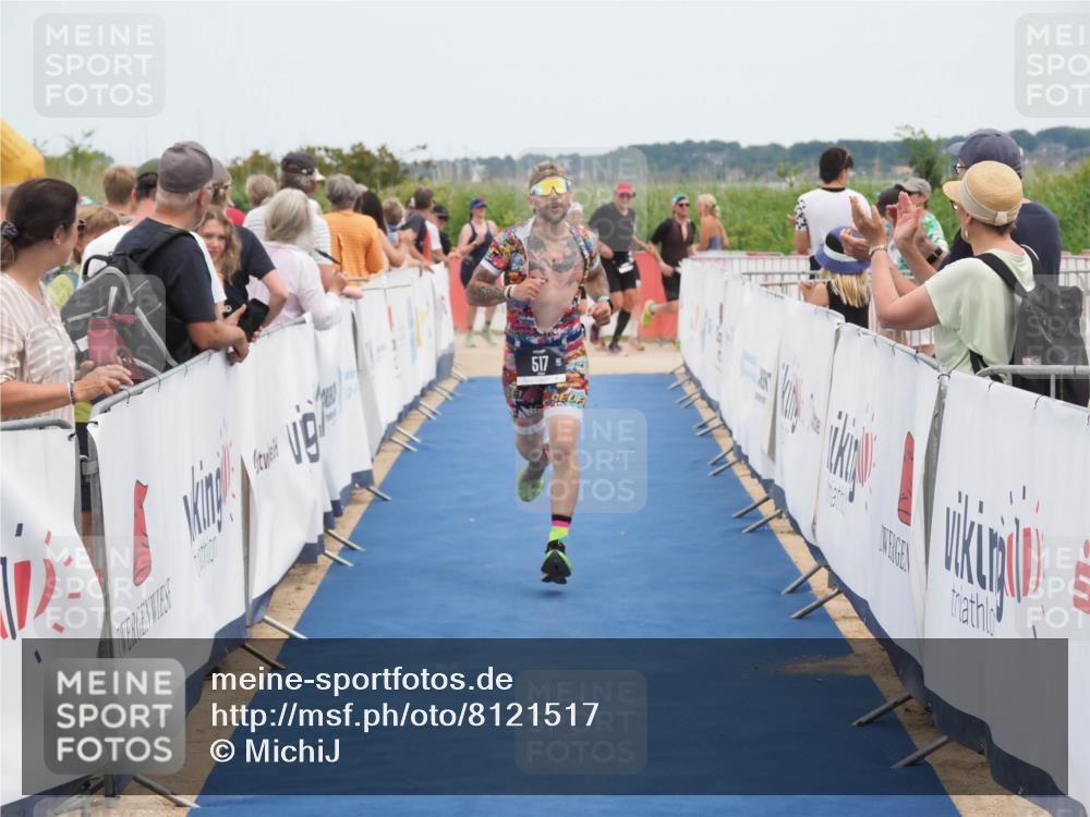 22.06.2025 - Viking Triathlon MichiJ http://msf.ph/oto/8121517 22.06.2025 15:00:04 Ziel 517 meine-sportfotos.de