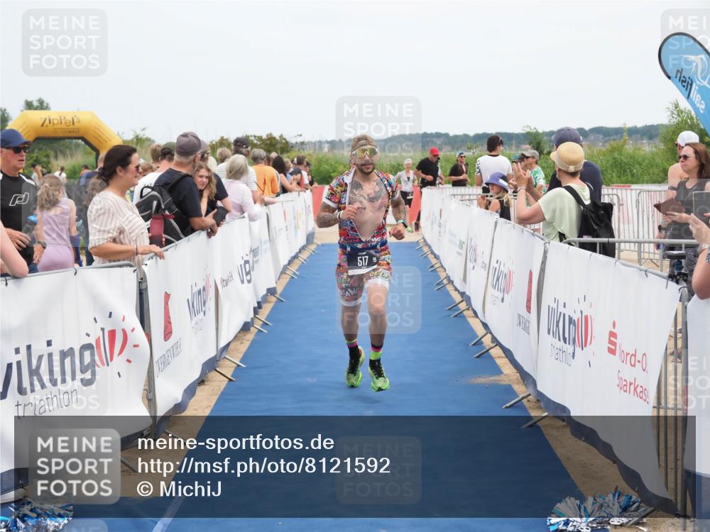 22.06.2025 - Viking Triathlon MichiJ http://msf.ph/oto/8121592 22.06.2025 15:00:04 Ziel 517 meine-sportfotos.de