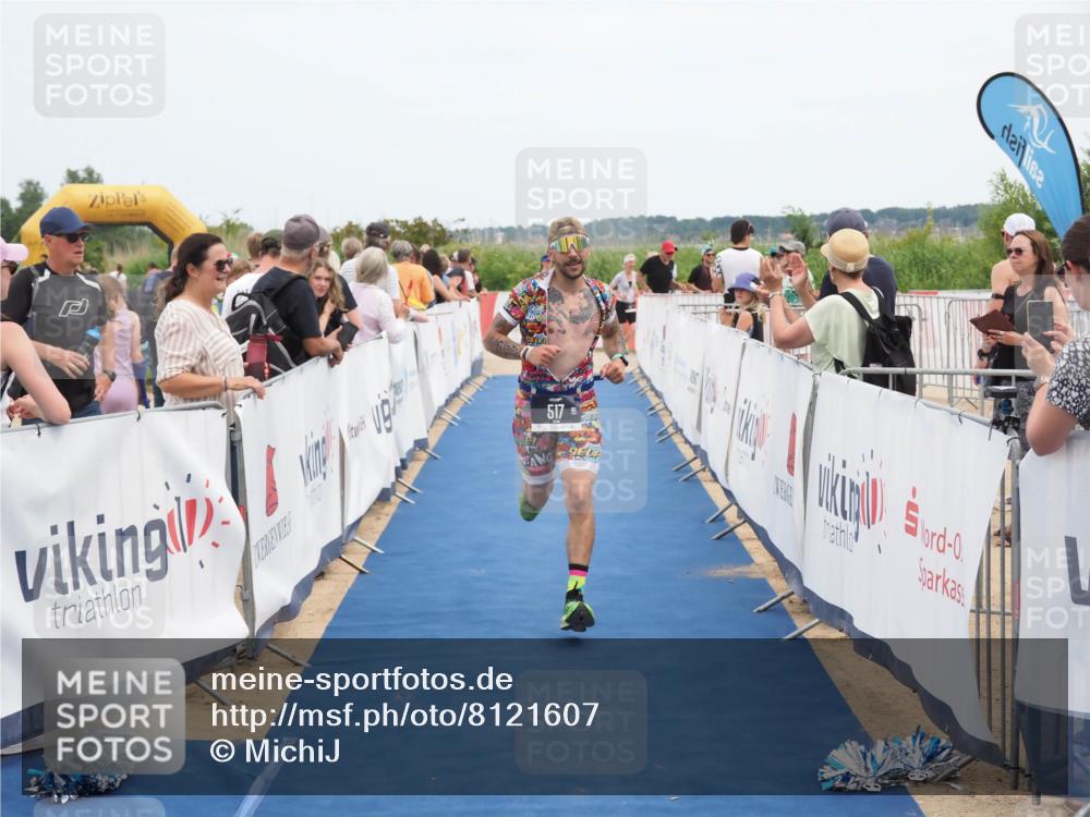 22.06.2025 - Viking Triathlon MichiJ http://msf.ph/oto/8121607 22.06.2025 15:00:04 Ziel 517 meine-sportfotos.de