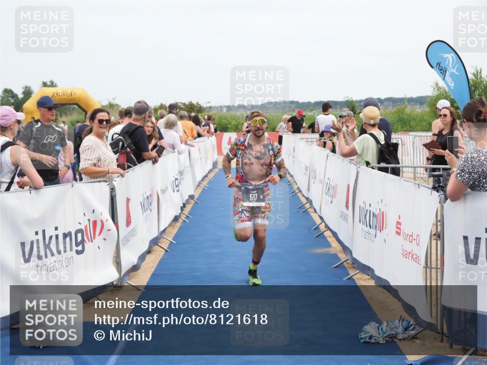 22.06.2025 - Viking Triathlon MichiJ http://msf.ph/oto/8121618 22.06.2025 15:00:05 Ziel 517 meine-sportfotos.de