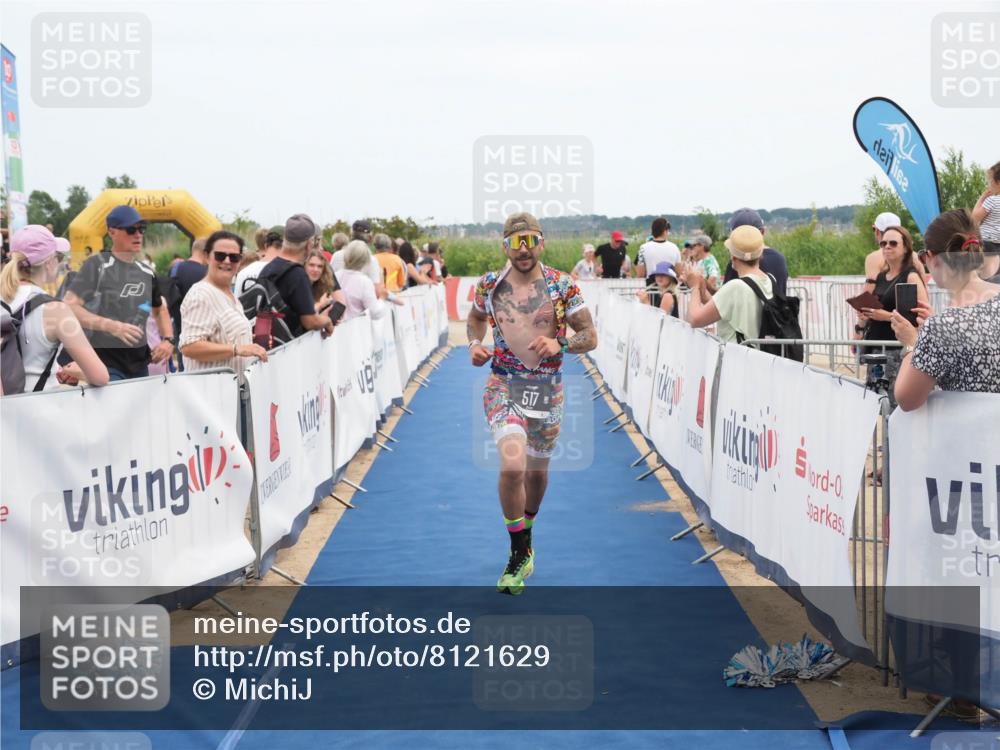 22.06.2025 - Viking Triathlon MichiJ http://msf.ph/oto/8121629 22.06.2025 15:00:05 Ziel 517 meine-sportfotos.de