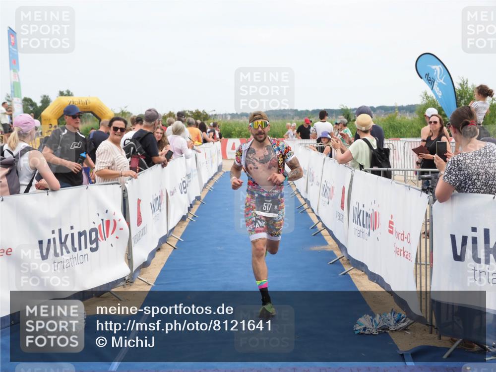 22.06.2025 - Viking Triathlon MichiJ http://msf.ph/oto/8121641 22.06.2025 15:00:05 Ziel 517 meine-sportfotos.de