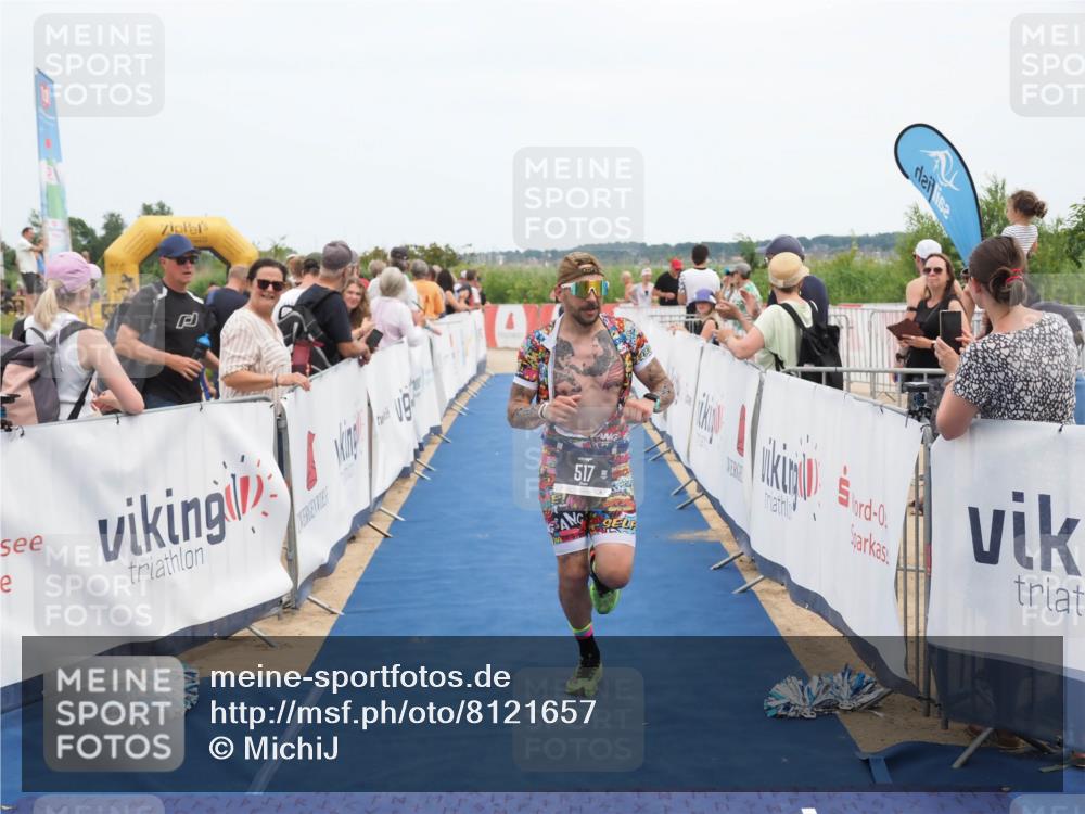 22.06.2025 - Viking Triathlon MichiJ http://msf.ph/oto/8121657 22.06.2025 15:00:05 Ziel 517 meine-sportfotos.de