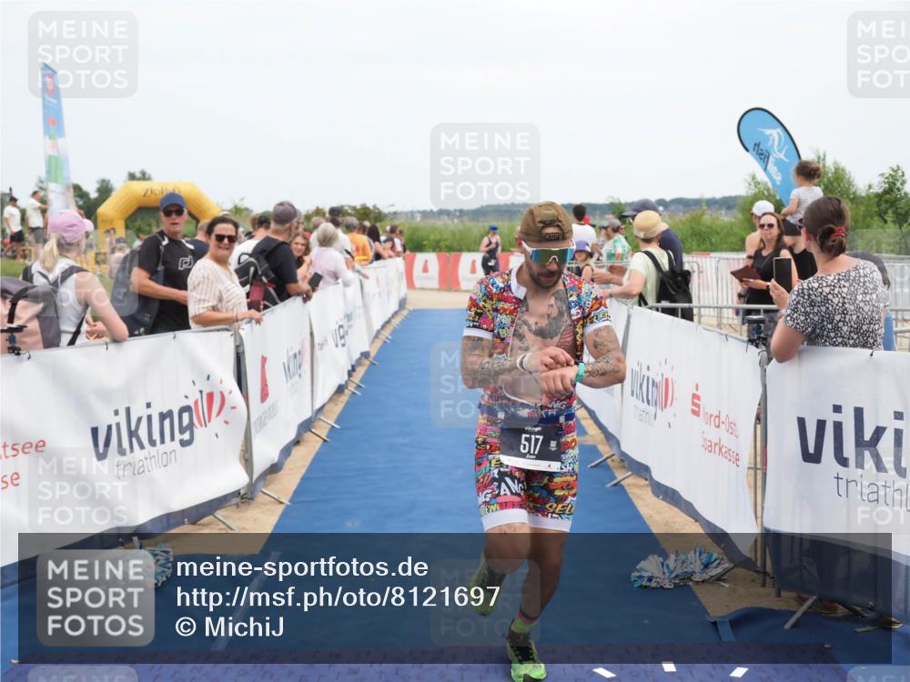 22.06.2025 - Viking Triathlon MichiJ http://msf.ph/oto/8121697 22.06.2025 15:00:05 Ziel 517 meine-sportfotos.de