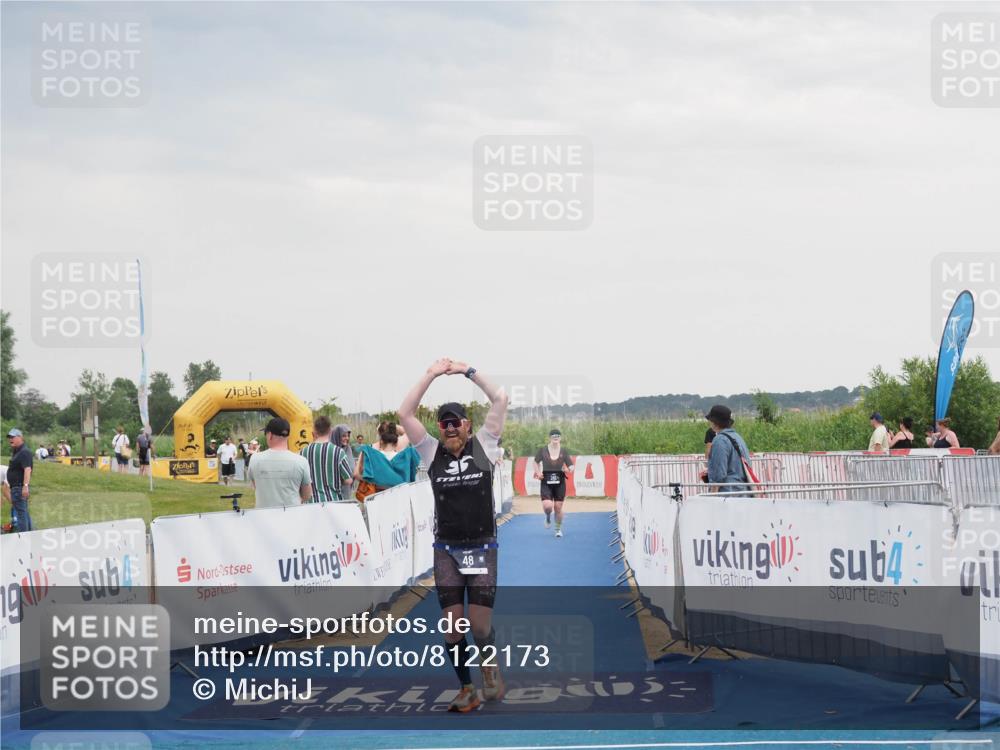 22.06.2025 - Viking Triathlon MichiJ http://msf.ph/oto/8122173 22.06.2025 16:36:48 Ziel 48, 240 meine-sportfotos.de