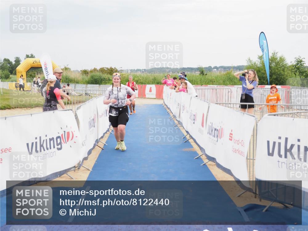 22.06.2025 - Viking Triathlon MichiJ http://msf.ph/oto/8122440 22.06.2025 17:07:20 Ziel 236, 484 meine-sportfotos.de