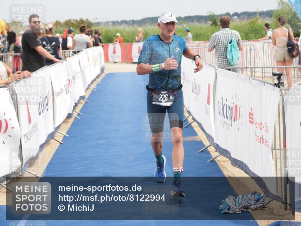 22.06.2025 - Viking Triathlon MichiJ http://msf.ph/oto/8122994 22.06.2025 15:13:56 Ziel 226 meine-sportfotos.de
