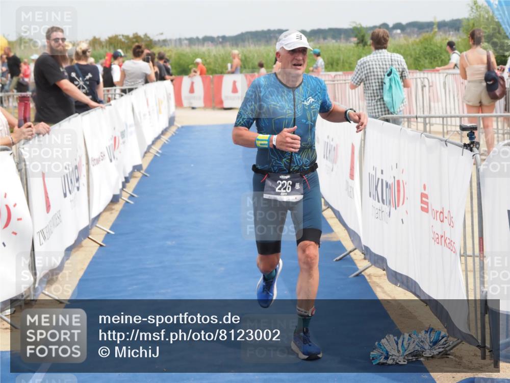 22.06.2025 - Viking Triathlon MichiJ http://msf.ph/oto/8123002 22.06.2025 15:13:56 Ziel 226 meine-sportfotos.de
