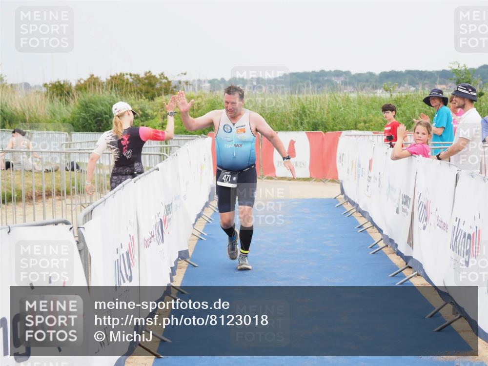 22.06.2025 - Viking Triathlon MichiJ http://msf.ph/oto/8123018 22.06.2025 17:07:35 Ziel 471 meine-sportfotos.de