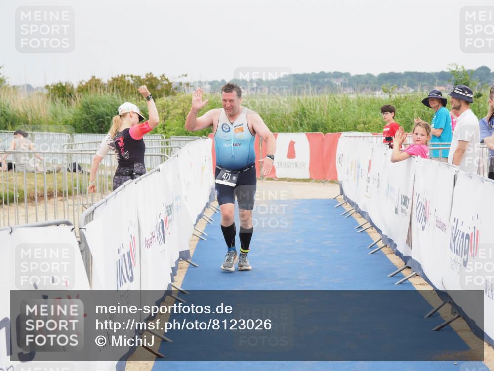 22.06.2025 - Viking Triathlon MichiJ http://msf.ph/oto/8123026 22.06.2025 17:07:35 Ziel 471 meine-sportfotos.de