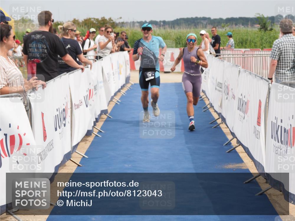 22.06.2025 - Viking Triathlon MichiJ http://msf.ph/oto/8123043 22.06.2025 15:14:18 Ziel 58, 124 meine-sportfotos.de