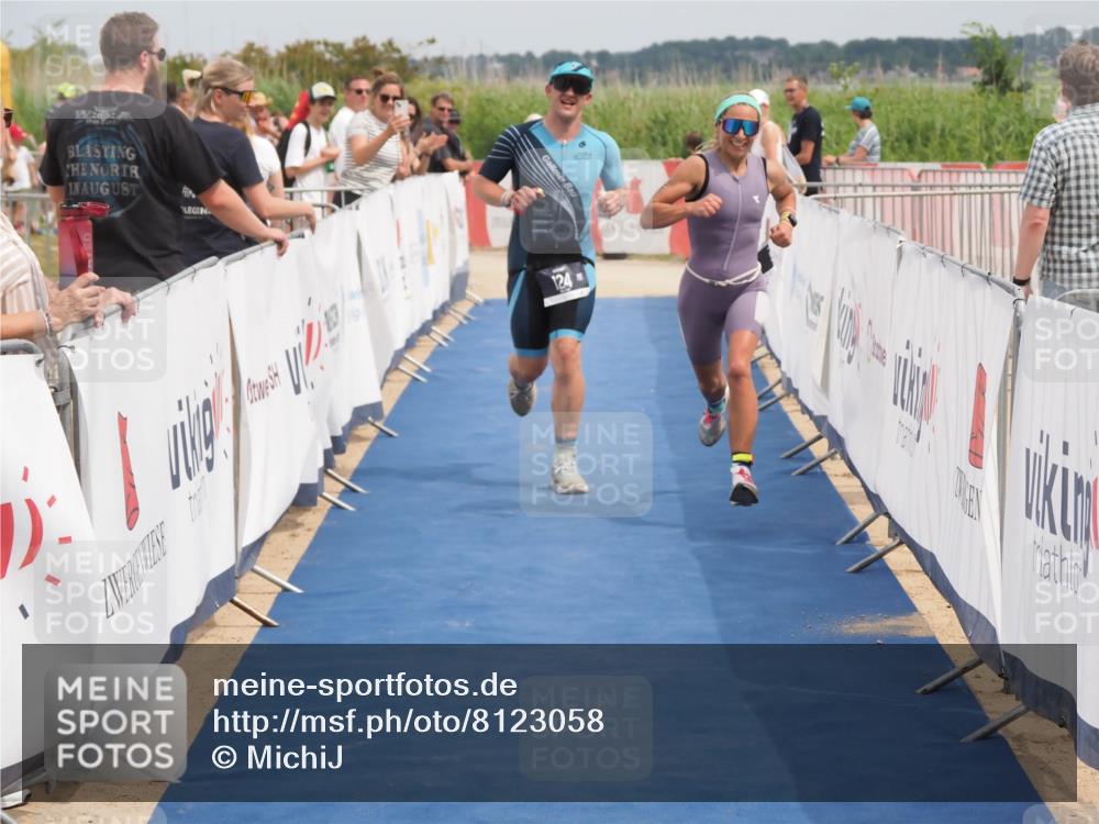 22.06.2025 - Viking Triathlon MichiJ http://msf.ph/oto/8123058 22.06.2025 15:14:18 Ziel 58, 124 meine-sportfotos.de