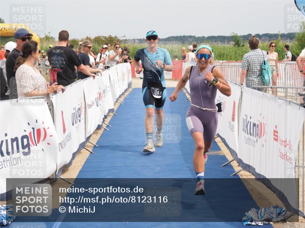 22.06.2025 - Viking Triathlon MichiJ http://msf.ph/oto/8123116 22.06.2025 15:14:19 Ziel 58, 124 meine-sportfotos.de