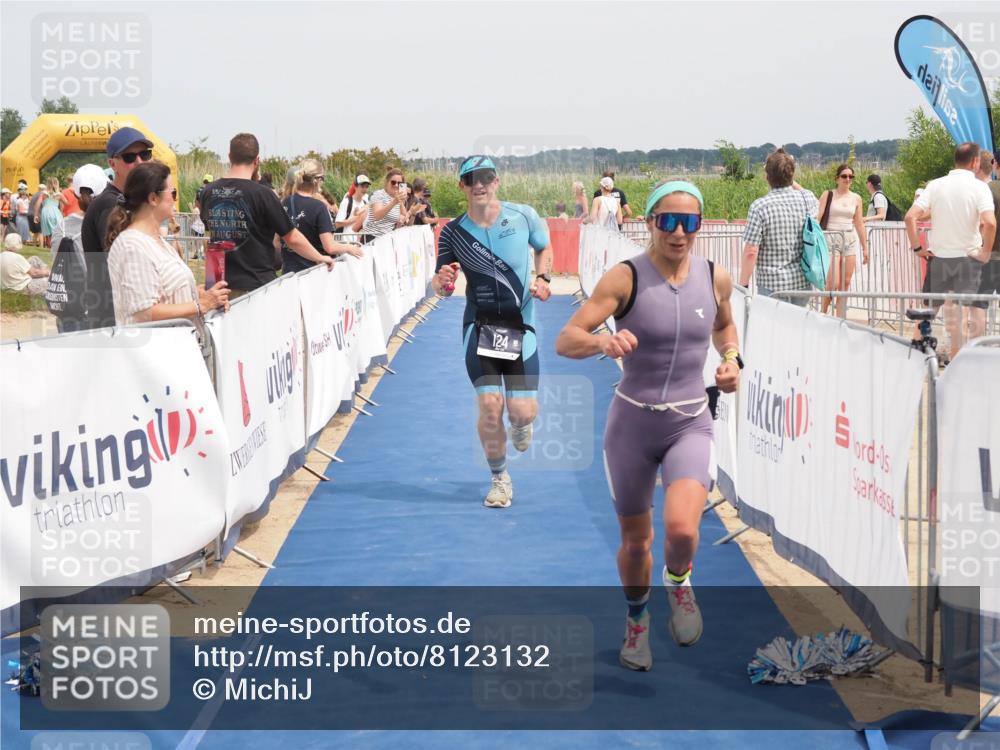 22.06.2025 - Viking Triathlon MichiJ http://msf.ph/oto/8123132 22.06.2025 15:14:19 Ziel 58, 124 meine-sportfotos.de