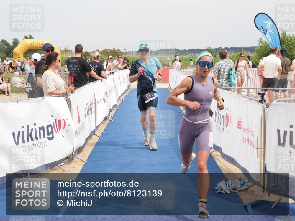 22.06.2025 - Viking Triathlon MichiJ http://msf.ph/oto/8123139 22.06.2025 15:14:19 Ziel 58, 124 meine-sportfotos.de