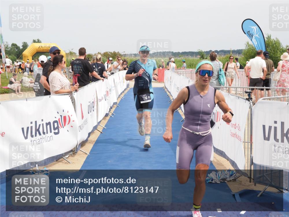 22.06.2025 - Viking Triathlon MichiJ http://msf.ph/oto/8123147 22.06.2025 15:14:19 Ziel 58, 124 meine-sportfotos.de