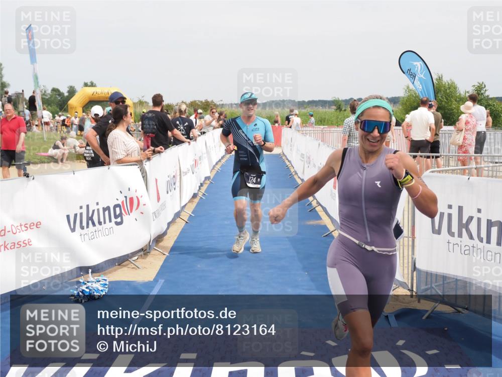22.06.2025 - Viking Triathlon MichiJ http://msf.ph/oto/8123164 22.06.2025 15:14:20 Ziel 58, 124 meine-sportfotos.de