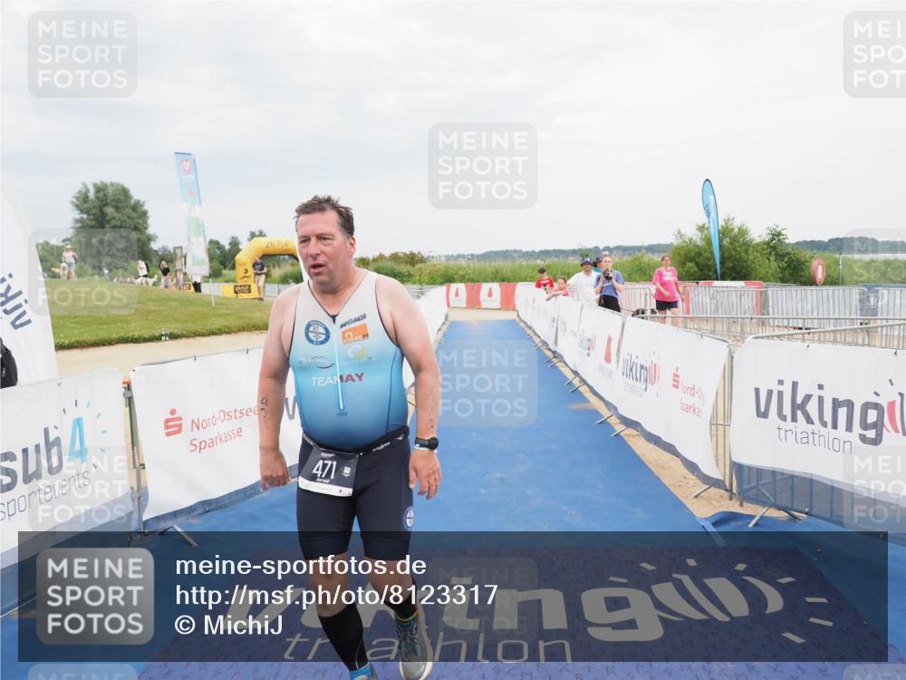 22.06.2025 - Viking Triathlon MichiJ http://msf.ph/oto/8123317 22.06.2025 17:07:40 Ziel 471 meine-sportfotos.de