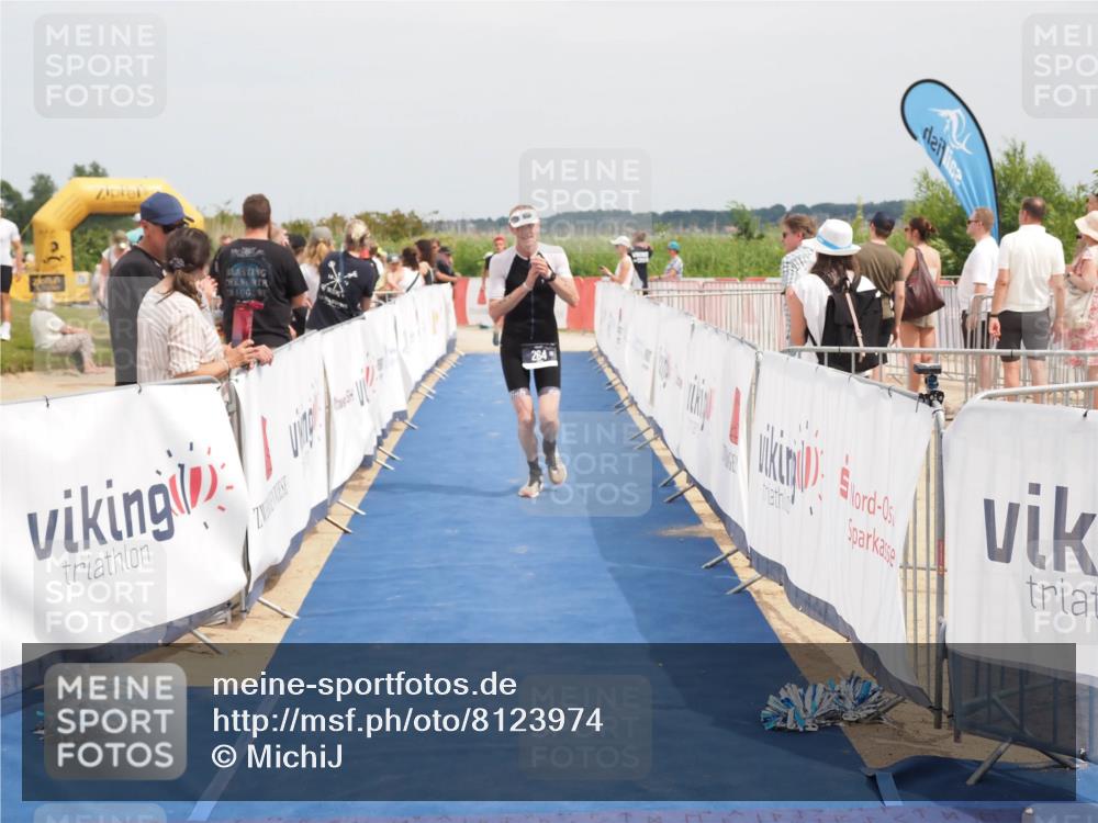 22.06.2025 - Viking Triathlon MichiJ http://msf.ph/oto/8123974 22.06.2025 15:14:53 Ziel 264, 377 meine-sportfotos.de