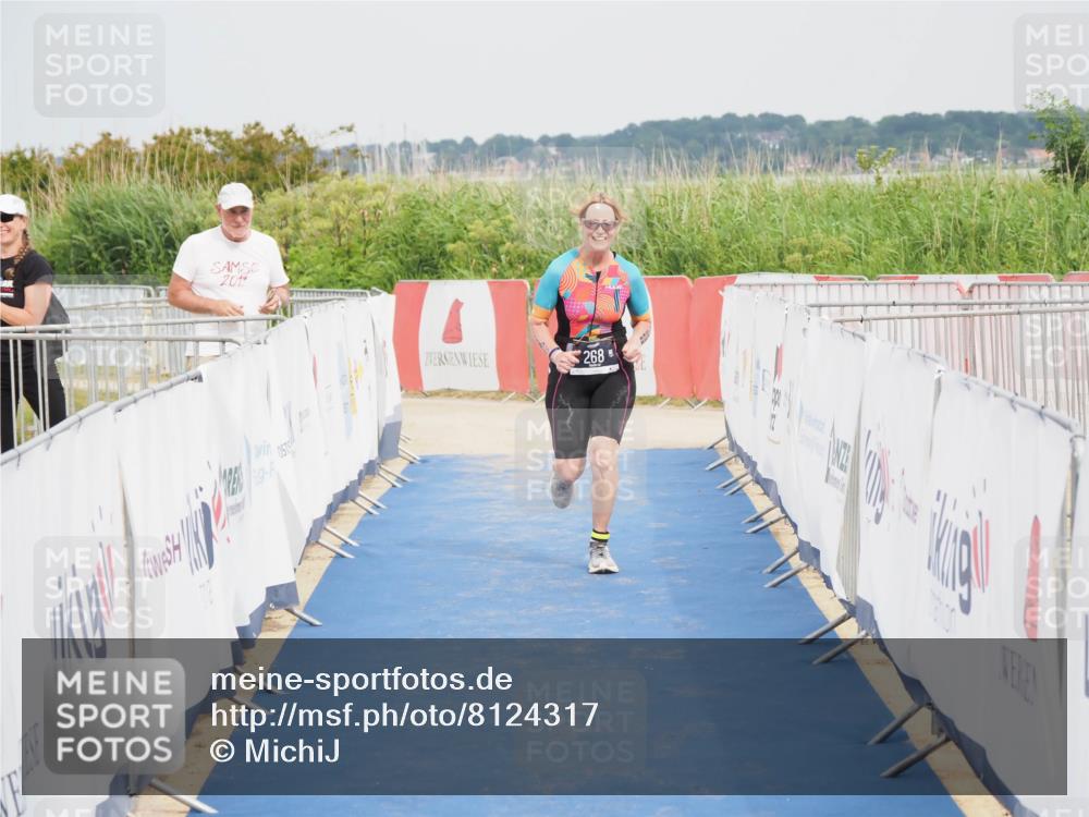 22.06.2025 - Viking Triathlon MichiJ http://msf.ph/oto/8124317 22.06.2025 17:19:15 Ziel 268 meine-sportfotos.de