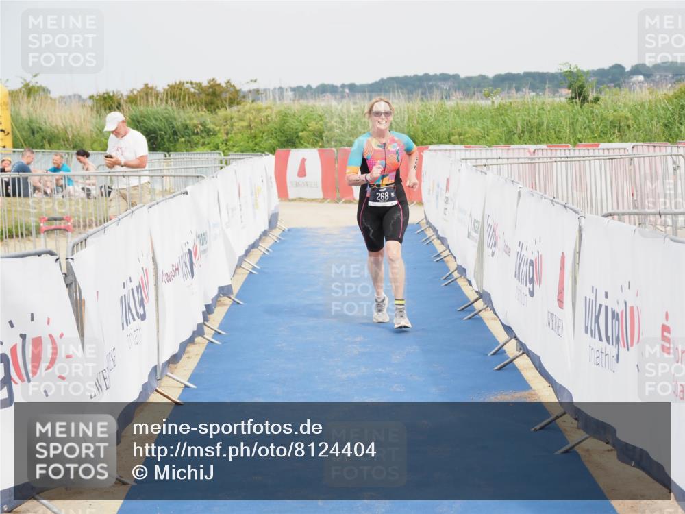 22.06.2025 - Viking Triathlon MichiJ http://msf.ph/oto/8124404 22.06.2025 17:19:17 Ziel 268 meine-sportfotos.de