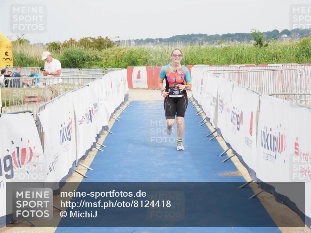 22.06.2025 - Viking Triathlon MichiJ http://msf.ph/oto/8124418 22.06.2025 17:19:17 Ziel 268 meine-sportfotos.de