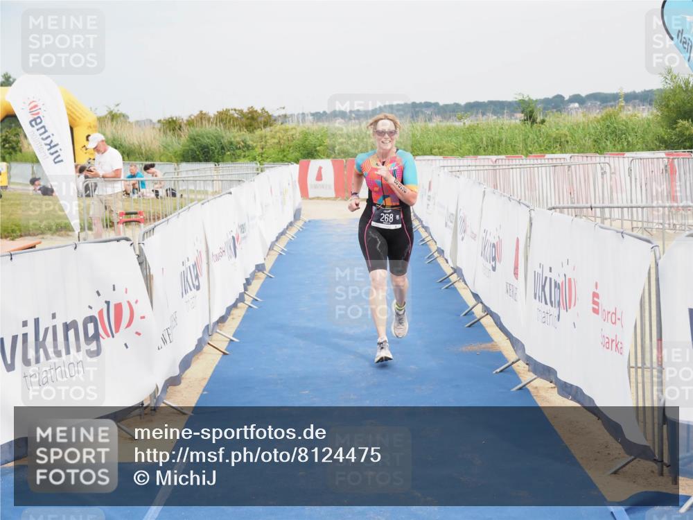 22.06.2025 - Viking Triathlon MichiJ http://msf.ph/oto/8124475 22.06.2025 17:19:18 Ziel 268 meine-sportfotos.de