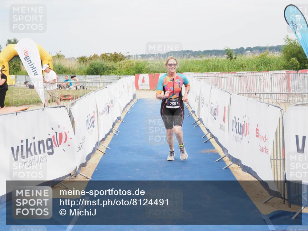 22.06.2025 - Viking Triathlon MichiJ http://msf.ph/oto/8124491 22.06.2025 17:19:18 Ziel 268 meine-sportfotos.de