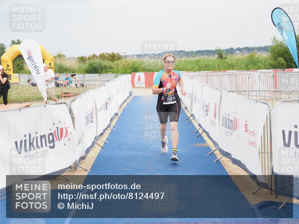 22.06.2025 - Viking Triathlon MichiJ http://msf.ph/oto/8124497 22.06.2025 17:19:18 Ziel 268 meine-sportfotos.de