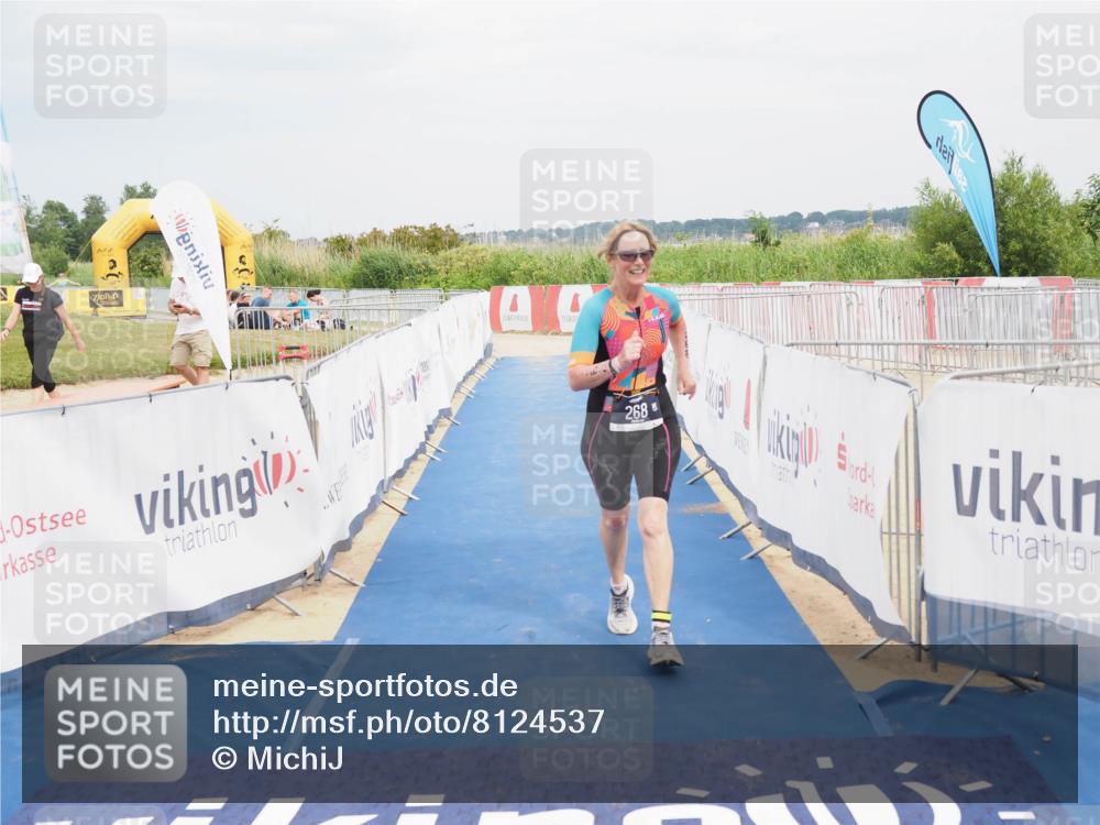 22.06.2025 - Viking Triathlon MichiJ http://msf.ph/oto/8124537 22.06.2025 17:19:19 Ziel 268 meine-sportfotos.de