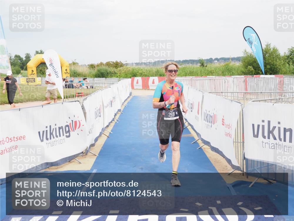 22.06.2025 - Viking Triathlon MichiJ http://msf.ph/oto/8124543 22.06.2025 17:19:19 Ziel 268 meine-sportfotos.de