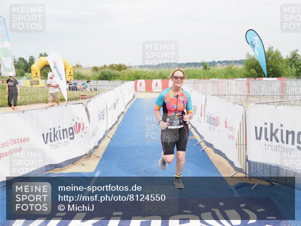 22.06.2025 - Viking Triathlon MichiJ http://msf.ph/oto/8124550 22.06.2025 17:19:19 Ziel 268 meine-sportfotos.de