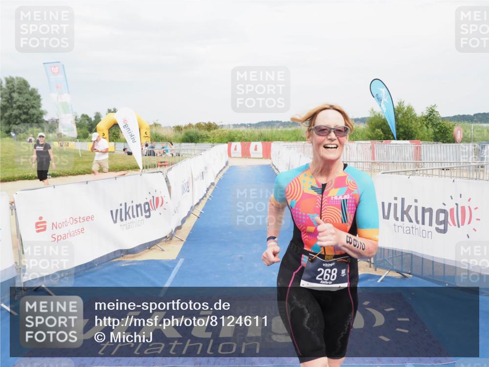 22.06.2025 - Viking Triathlon MichiJ http://msf.ph/oto/8124611 22.06.2025 17:19:20 Ziel 268 meine-sportfotos.de