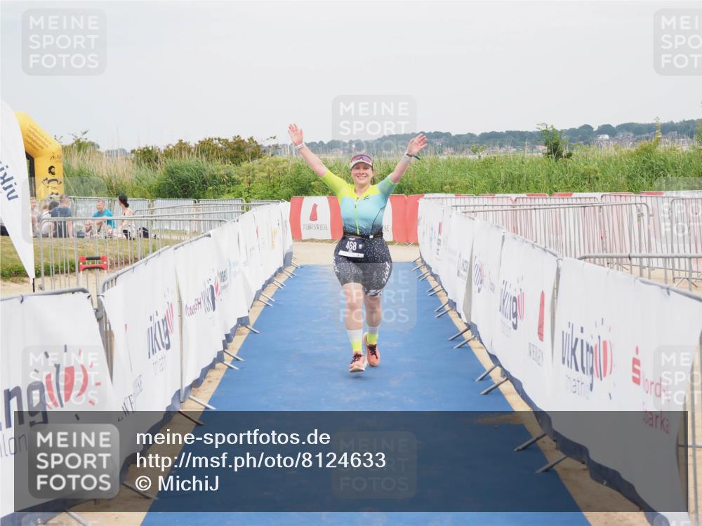 22.06.2025 - Viking Triathlon MichiJ http://msf.ph/oto/8124633 22.06.2025 17:19:40 Ziel 468 meine-sportfotos.de