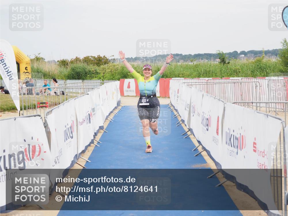 22.06.2025 - Viking Triathlon MichiJ http://msf.ph/oto/8124641 22.06.2025 17:19:41 Ziel 468 meine-sportfotos.de