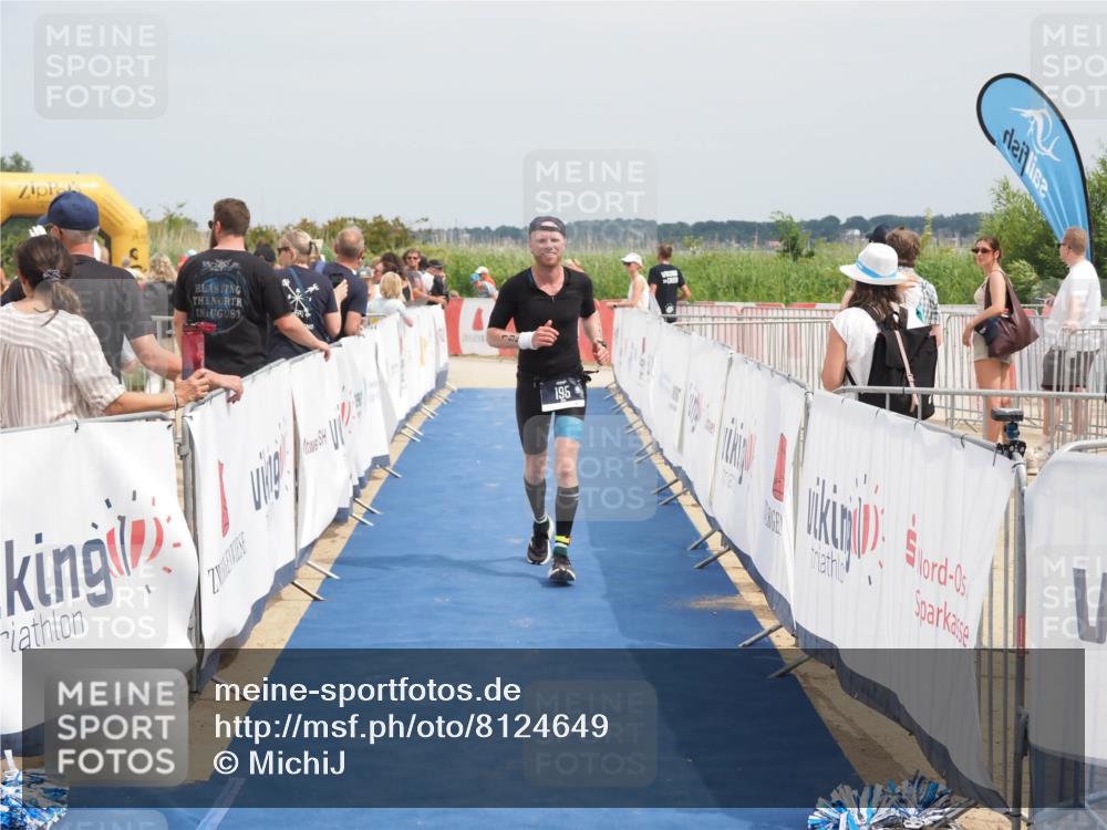 22.06.2025 - Viking Triathlon MichiJ http://msf.ph/oto/8124649 22.06.2025 15:15:12 Ziel 195 meine-sportfotos.de