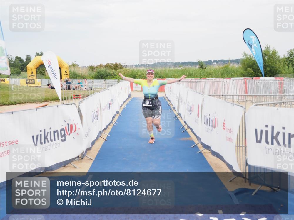 22.06.2025 - Viking Triathlon MichiJ http://msf.ph/oto/8124677 22.06.2025 17:19:41 Ziel 468 meine-sportfotos.de
