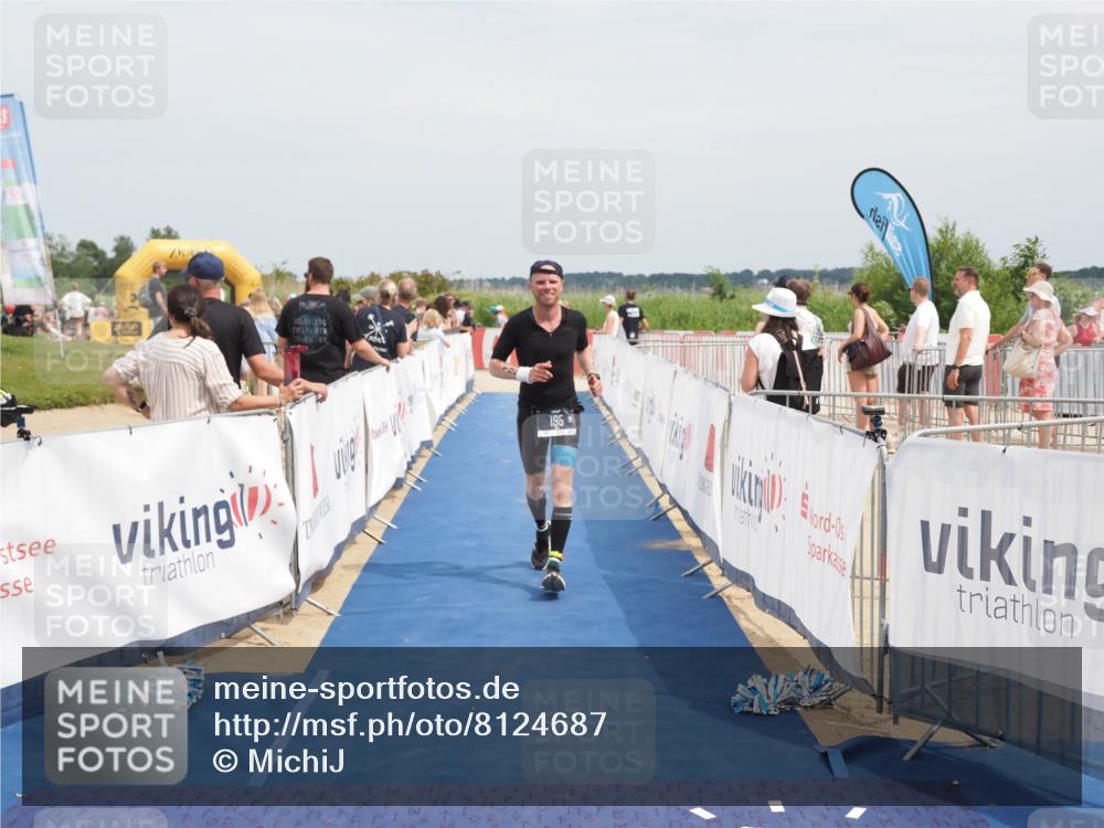 22.06.2025 - Viking Triathlon MichiJ http://msf.ph/oto/8124687 22.06.2025 15:15:13 Ziel 195 meine-sportfotos.de