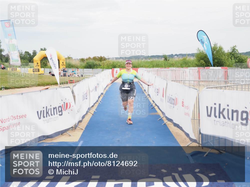 22.06.2025 - Viking Triathlon MichiJ http://msf.ph/oto/8124692 22.06.2025 17:19:42 Ziel 468 meine-sportfotos.de