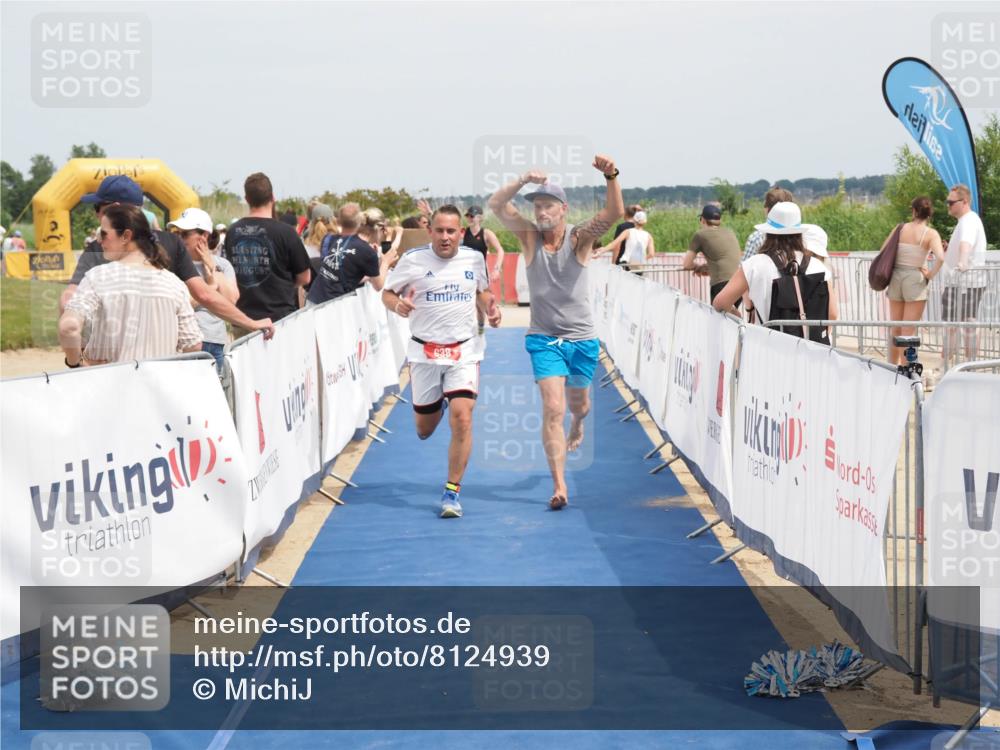 22.06.2025 - Viking Triathlon MichiJ http://msf.ph/oto/8124939 22.06.2025 15:15:24 Ziel 374, 638 meine-sportfotos.de