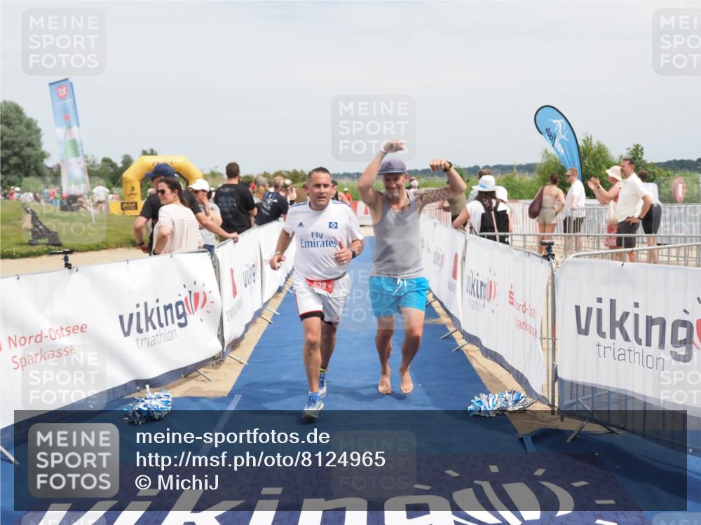 22.06.2025 - Viking Triathlon MichiJ http://msf.ph/oto/8124965 22.06.2025 15:15:25 Ziel 374, 638 meine-sportfotos.de